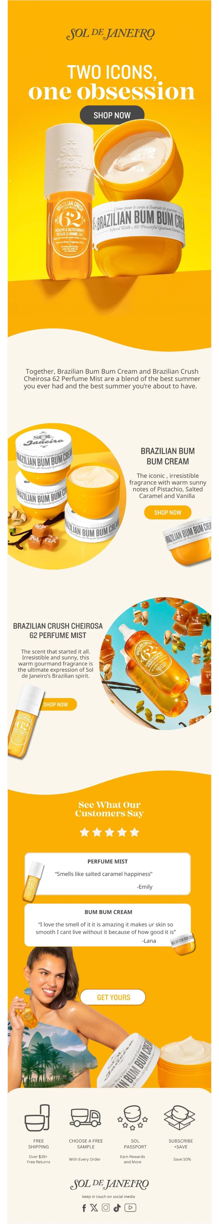 Ecommerce campaign email design